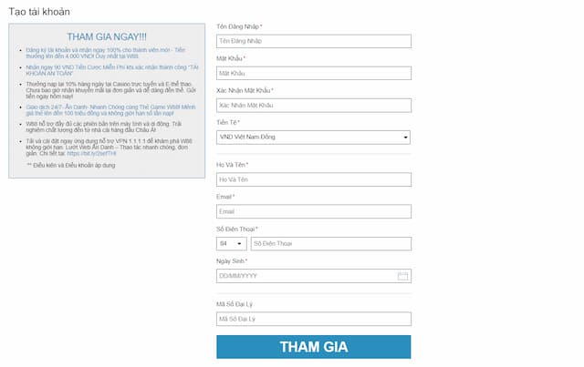 Đăng ký tài khoản tại W88 “đơn giản” cho người mới
